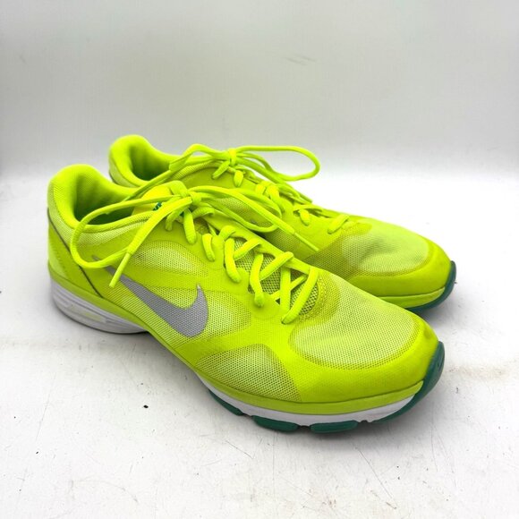 Nike Dual Fusion TR Women’s Training Athletic Shoes Neon Yellow Green Size 8.5 - Picture 1 of 9